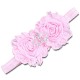 Κορδέλα ροζ με στέμμα