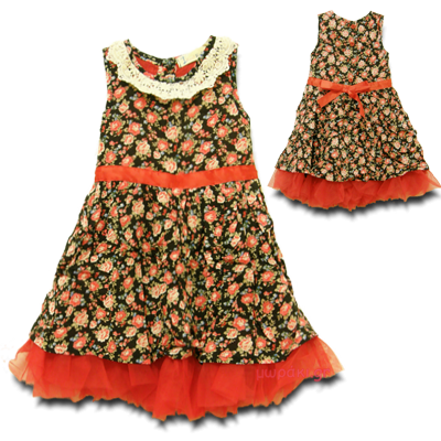 Βρεφικό αμάνικο φόρεμα φλοράλ