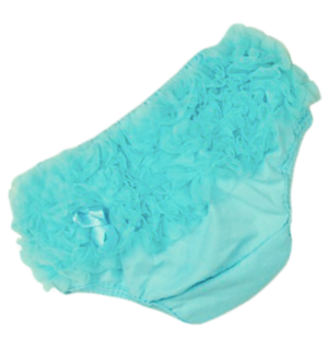 Βρεφικό κάλυμμα πάνας σιφόν γαλάζιο με φιογκάκι