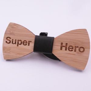 Ξύλινο παπιγιόν σχέδιο Super Hero ανδρικό παιδικό