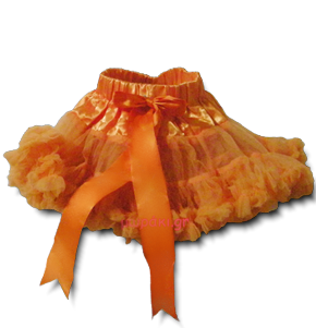 Βρεφική παιδική φούστα  τουτού πορτοκαλί
