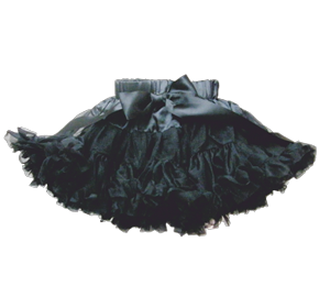 Βρεφική φούστα τουτού μαύρη